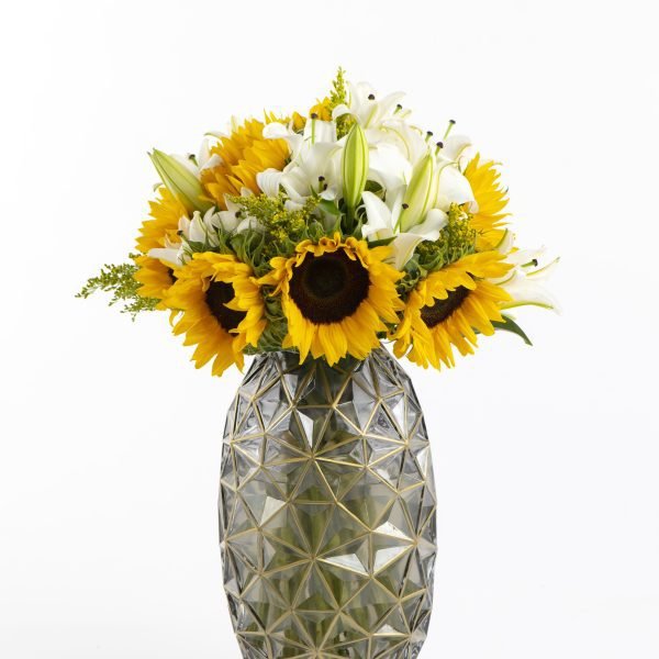 vase sunflower lilly sulidango