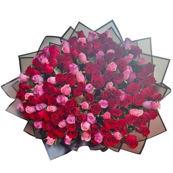Red & Pink Flower Boquet