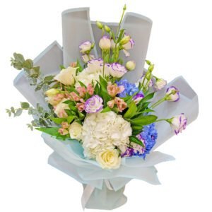 nice hydrangea bouquet:"flowers selivery dubai"