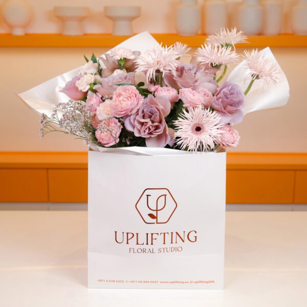 "caffe latte bouquet" || "uplifting-floral-studio"