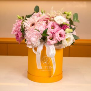 "uplifting floral studio": flowers in box