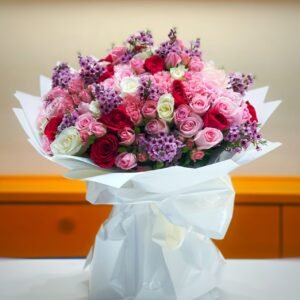 wax-and-roses-bouquet