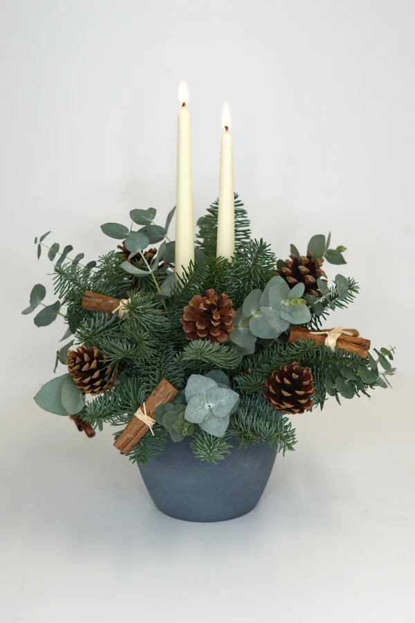 Christmas Table Pot Decor