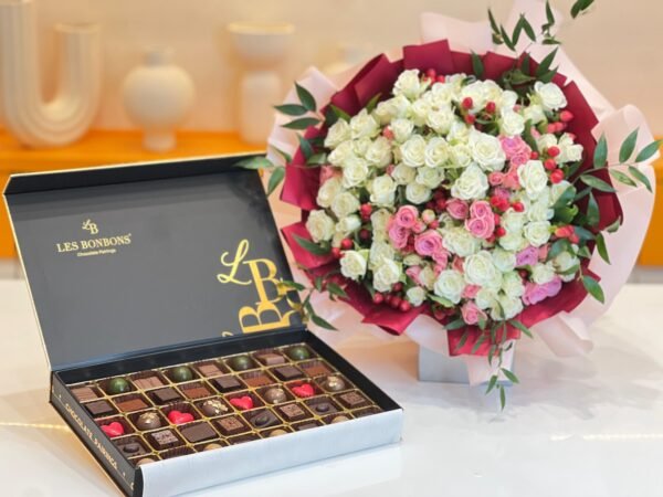 Rose Bouquet Chocolate Combo